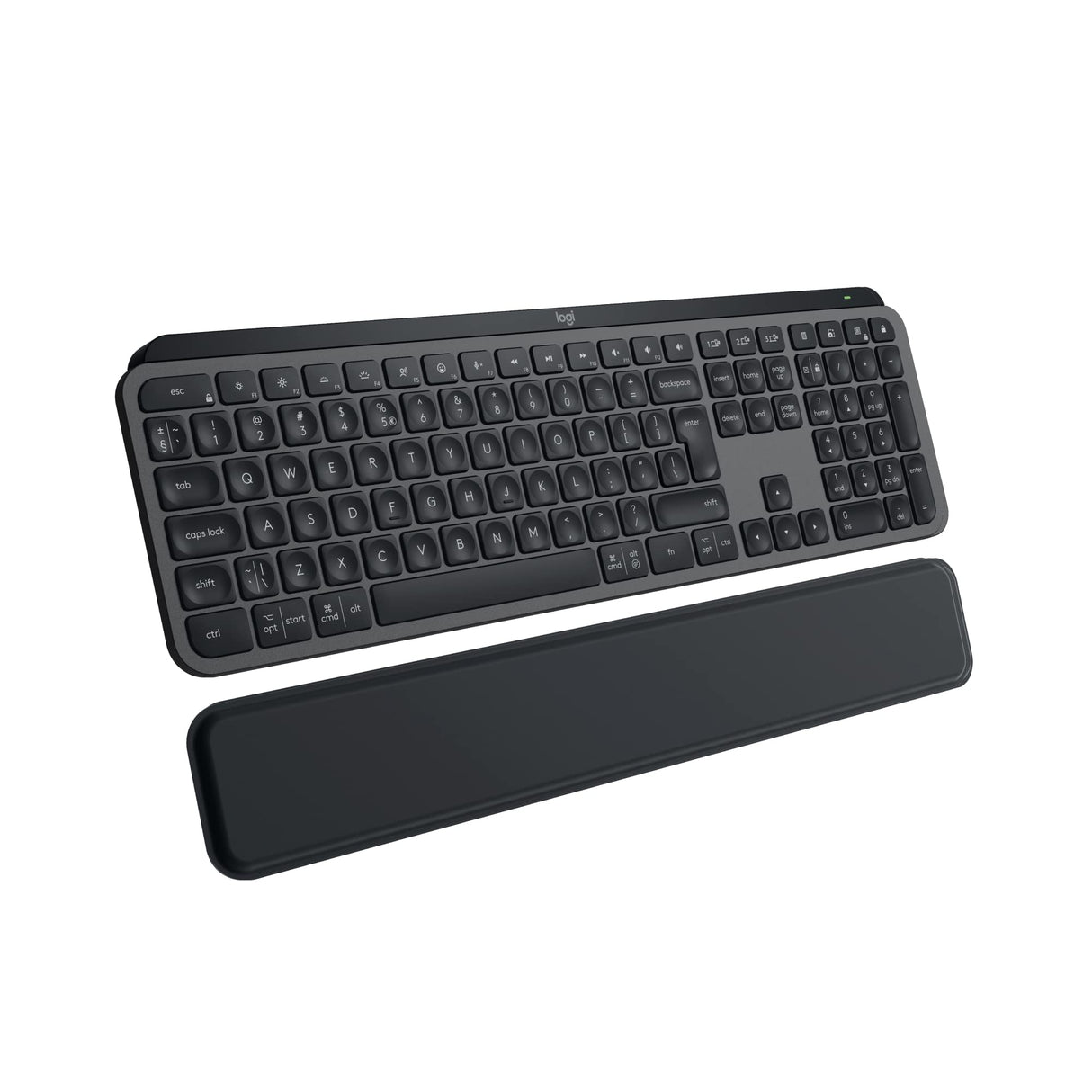 Logitech MX Keys S Plus - Grafito, Disposición QWERTY US Internacional
