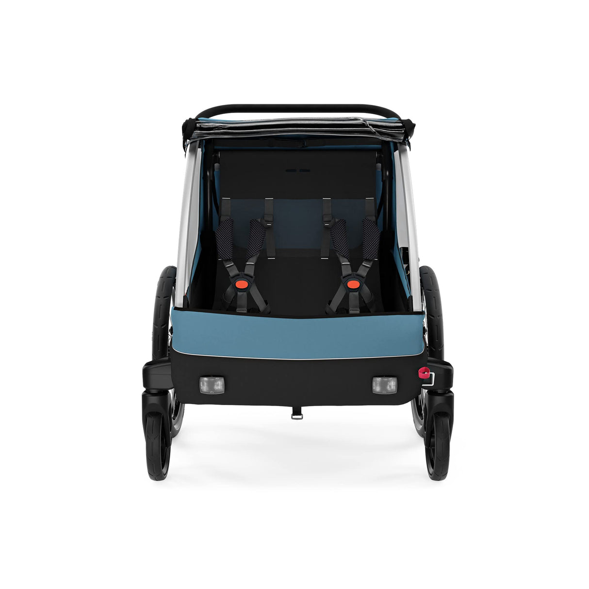 Thule, Courier, Remolque De 2 Plazas para Bicicletas, BLU, U, Admirador Unisex