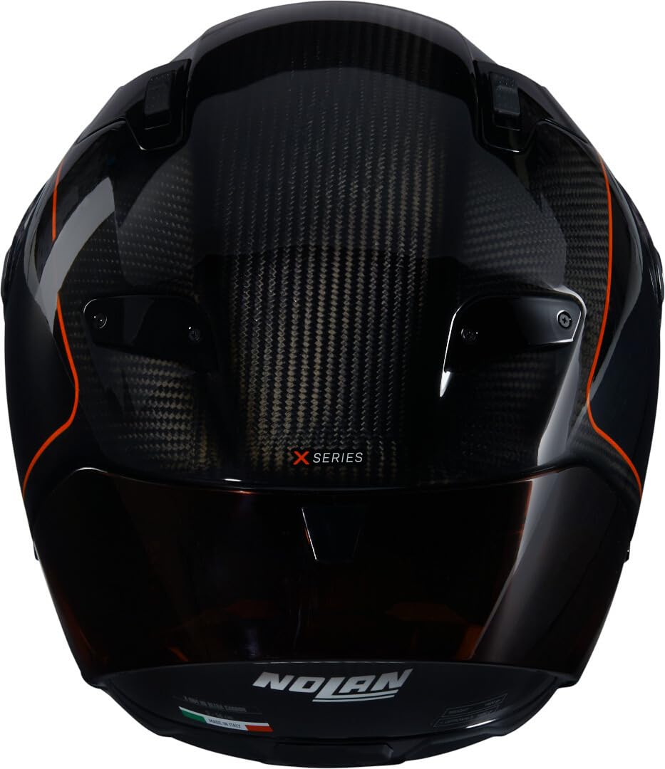 NOLAN Helmet X-804 RS ASSO DI PICCHE 342 XS, Carbono/Negro/Rojo