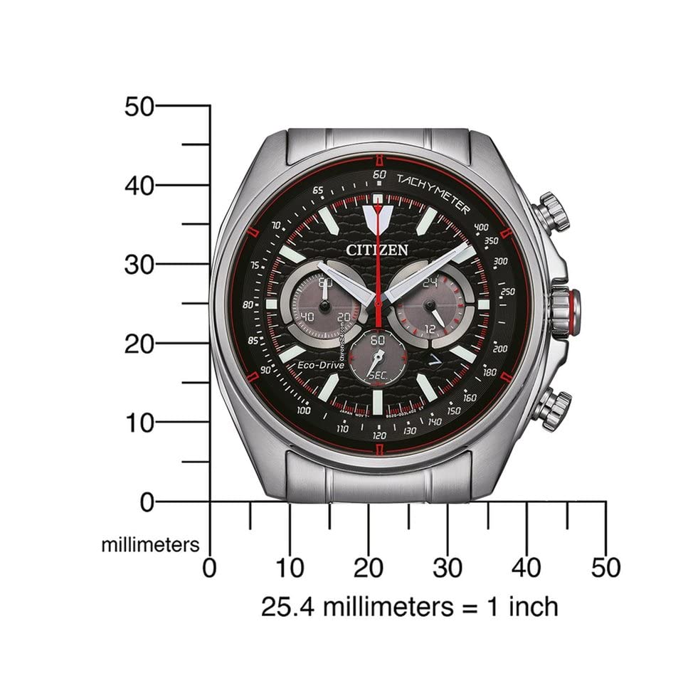 Citizen Reloj Cronógrafo para Hombres de Cuarzo japonés con Correa en Acero Inoxidable CA4561-89E