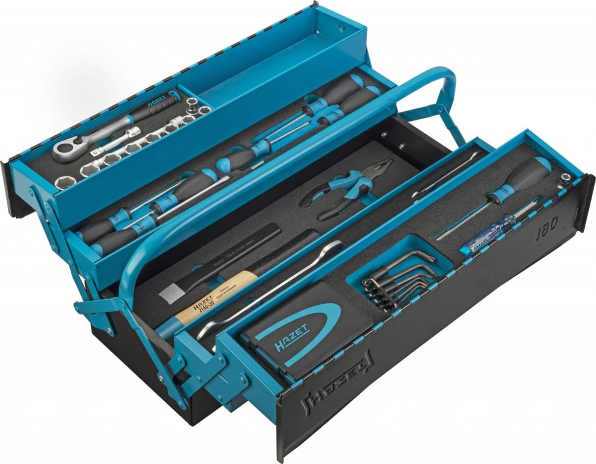 HAZET 190/80 - Juego de herramientas con Werkzeugkas