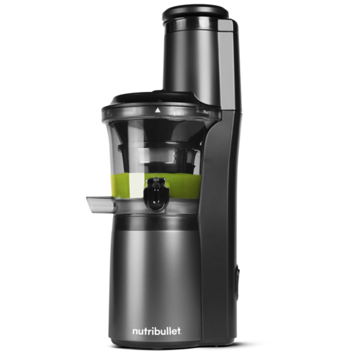 nutribullet Slow Juicer, nutribullet Exprimidor, exprimidor cold press, extractor de zumos de frutas y verduras, capacidad de 700ml, negro, NBJ500