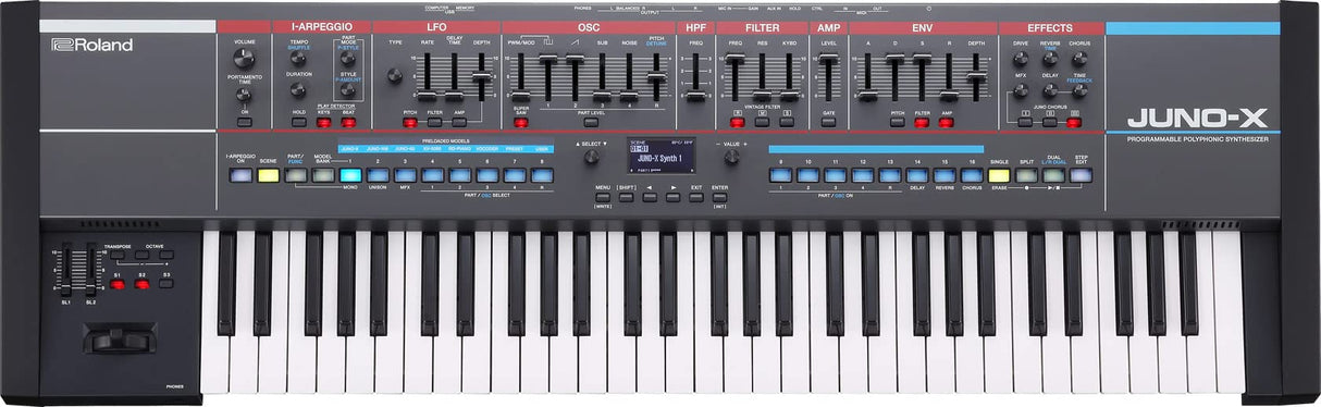 Roland Juno-X sintetizadore