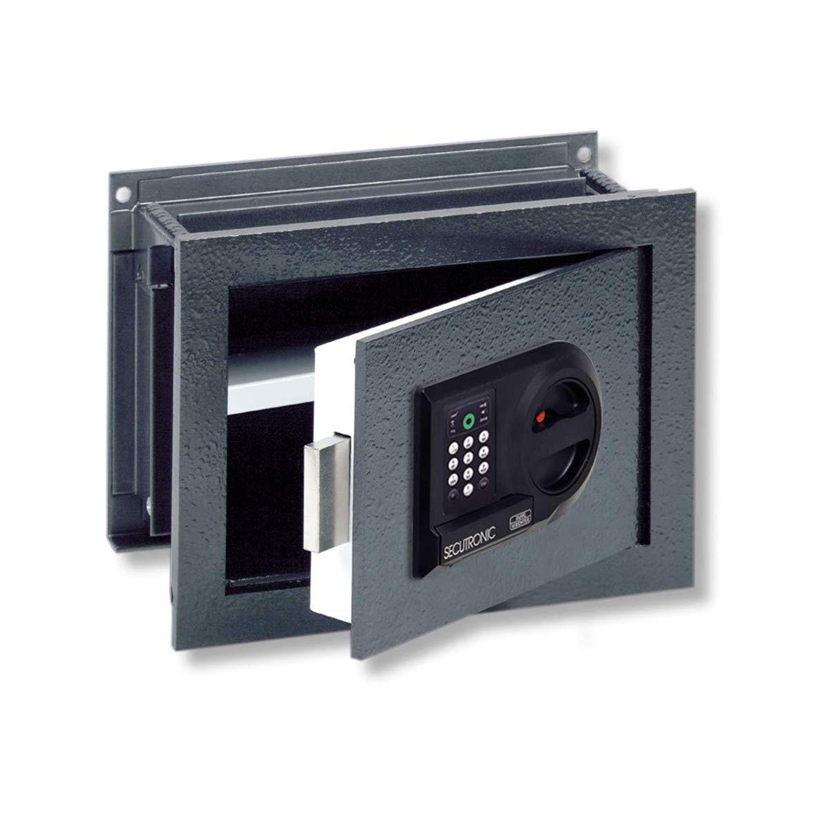BURG-WÄCHTER Caja fuerte empotrable con combinación numérica, Karat, Nivel de seguridad B, Fondo variable, Volumen 10,7-17,4 l, 18,0 kg, WT 613 E, Hierro antiguo