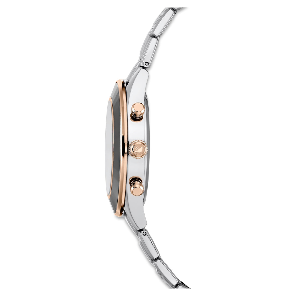 Swarovski Reloj Octea Lux Sport, Brazalete de Metal, Blanco, Acero Inoxidable