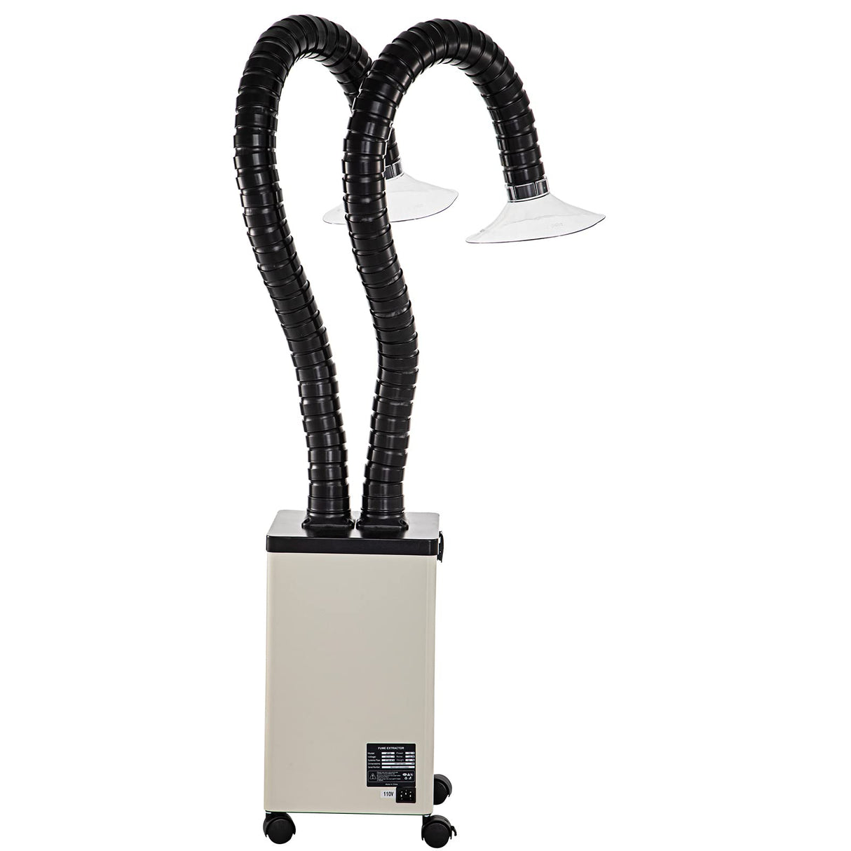 VEVOR Extractor de Humos de Soldadura 150W Absorbedor Humo Soldadura 3 Etapas 4500 RPM Filtro de Humos para Estación de Soldadura 11 x 11 x 16,9 Pulgadas Ventilador de Extracción de Soldadura