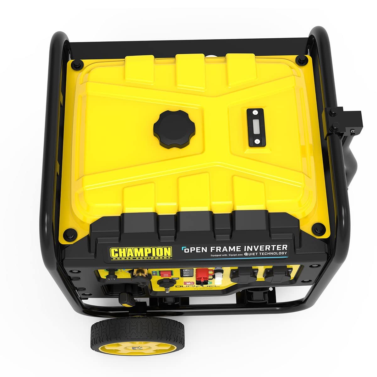 Champion Power Equipment Generador Duel Fuel Gasolina + Gas (Potencia nominal 3500 W, Generador con Arranque Eléctrico, Panel de Control Quick Touch, Modo Eco) CPG4000DHY-DF-EU