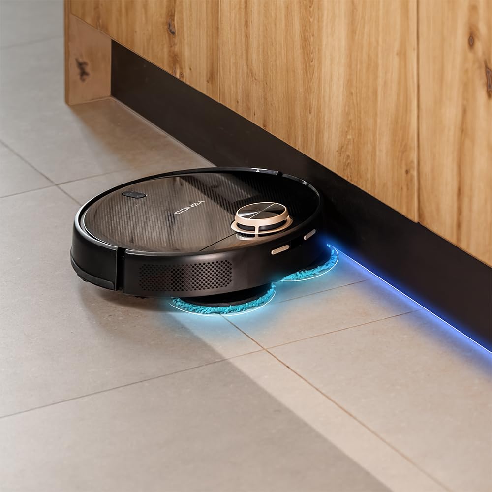 Cecotec Robot Aspirador Autovaciado y Mopas Giratorias Conga 13090 Spin Revolution Home&Wash Essential. 7000Pa, Tecnología Láser, Cepillo de Silicona y Lateral, App, Bluetooth y WiFi 2,4GHz, 5GHz