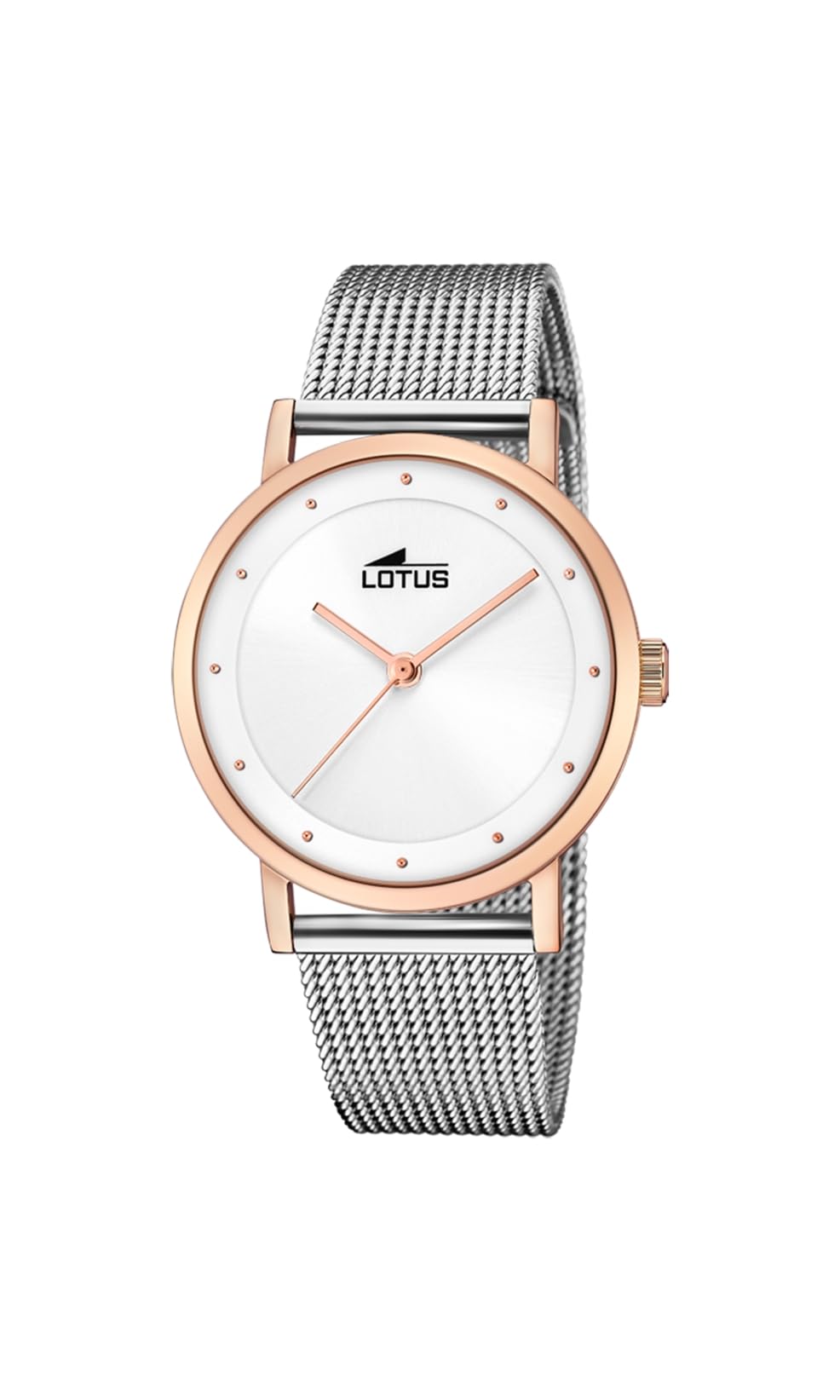 Reloj Lotus para Mujer 18879/1 Trendy Caja de Acero Inoxidable 316l Rosa Correa de Acero Inoxidable 316l Plateado