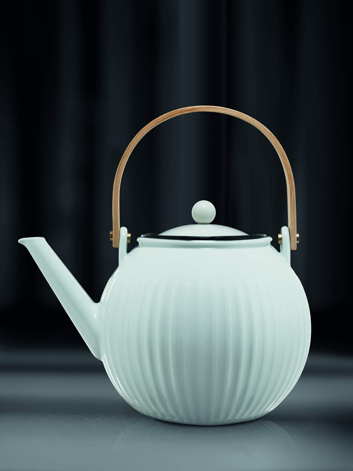 BODUM 11920-03 DOURO - Tetera de pistón de porcelana con filtro de acero inoxidable, 1,5 l, N/C