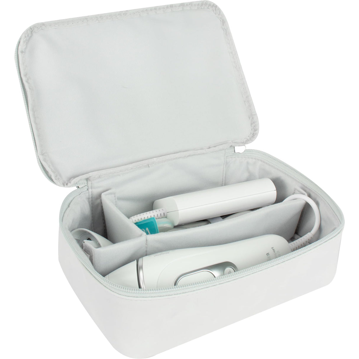 Braun Silk·expert Pro 3 PL3122 - Depiladora con pulsos de luz, depilación semidefinitiva, alternativa al láser, bolsa, maquinilla de afeitar Venus, 2 cabezales, color blanco/plateado