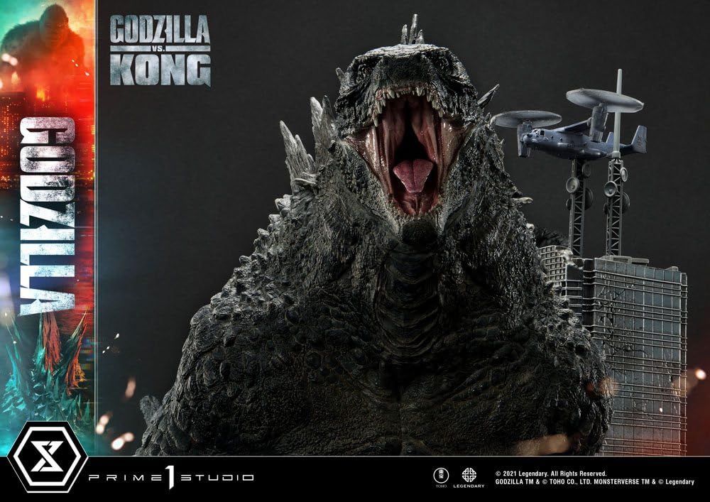 Prime 1 Studio Godzilla vs. Kong Godzilla Final Battle - Figura Decorativa (60 cm)