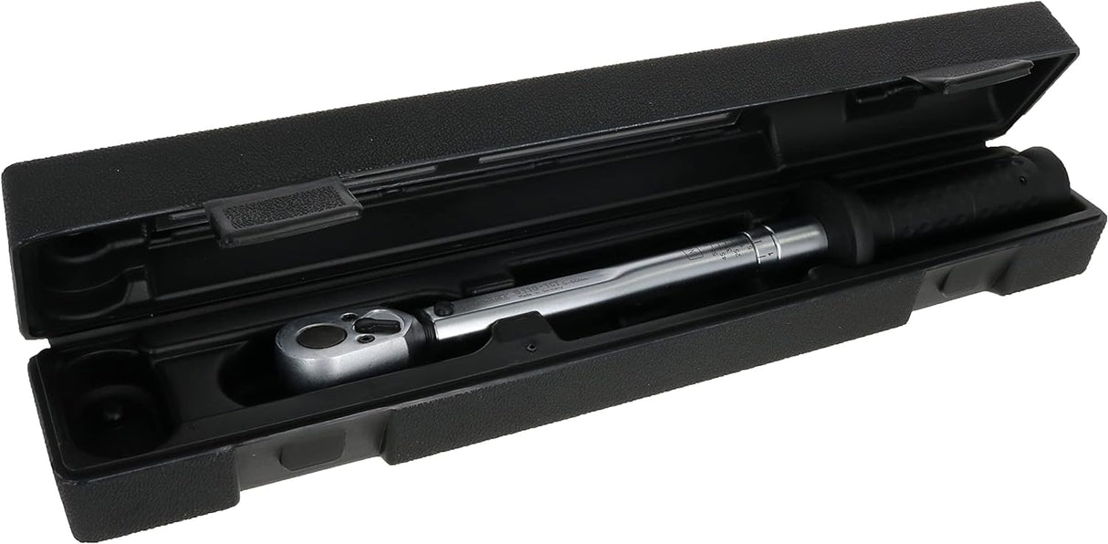 Llave dinamométrica HAZET 6110-1CT I Cuadradillo de 10 mm 3/8 pulg. , carraca reversible 5-60 Nm, 2% de precisión I Herramientas dinamométricas premium de alta precisión