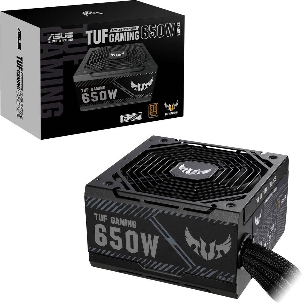 Asus TUF Gaming 650B - Fuente de alimentación para PC (650 W, ATX 80PLUS), Color Bronce