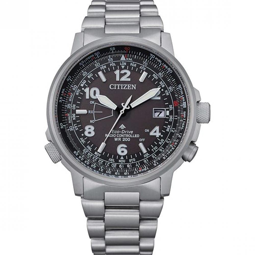 Citizen Reloj Eco-Drive Cb0240-88e, Analógico Hombres, Plata, 0