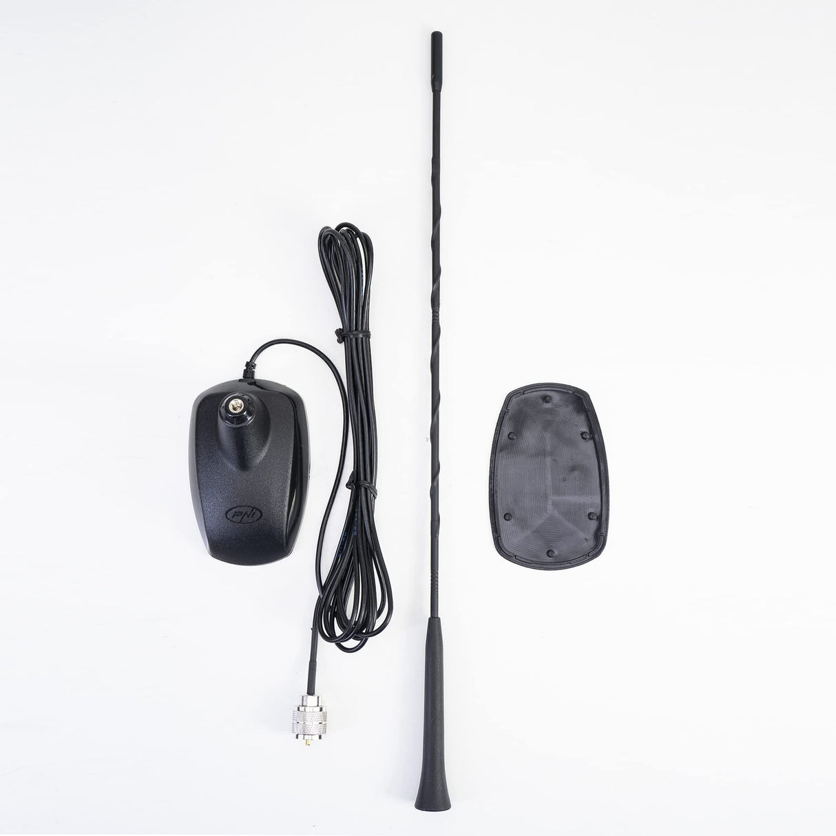 Radio CB PNI Escort HP 7120 ASQ, RF Gain, 4W, 12V y CB PNI Extra 48 Antena con imán Incluido, 45cm, SWR 1.0, Am/FM Solo Funciona en la Banda de la EU