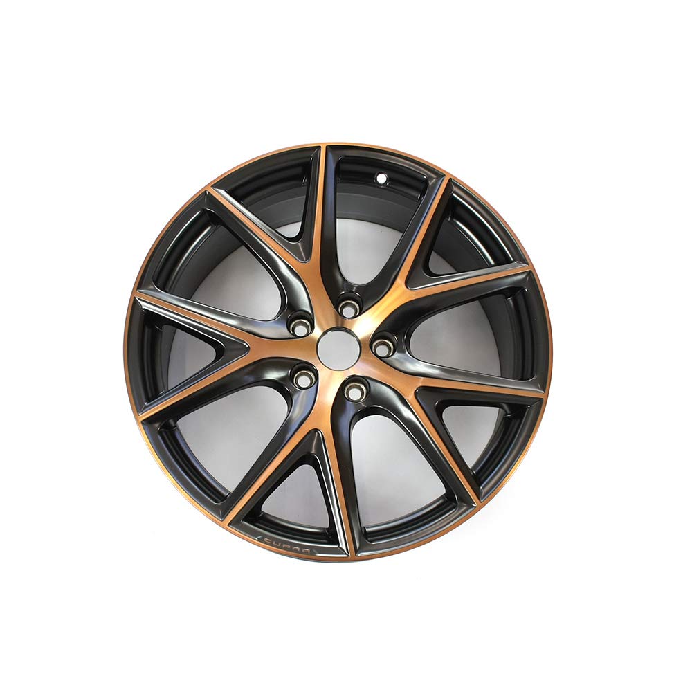 Seat 575601025ANXEB - Llanta de Aluminio para Tuning (19 Pulgadas, Llantas de aleación Ligera), Color Negro y Cobre