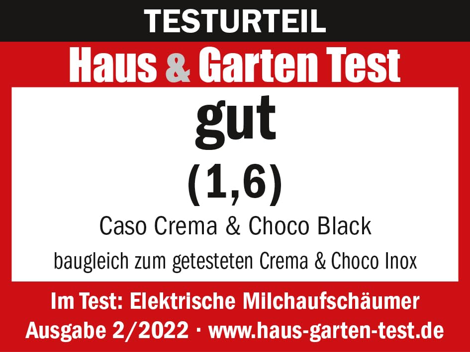 CASO Milchaufschäumer-Automat, Fassungsvermögen Aufschäumen: 250 ml, Fassungsvermögen Erhitzen: 350 (1665) Marca