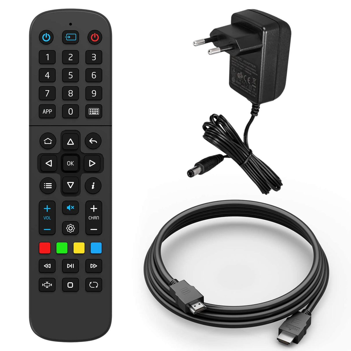mag 540 Original Infomir & hb-digital Set Top Box 4K Media Player Receptor Internet TV UHD 60FPS 2160p@60 FPS HDMI 2.1 Soporte de 4K y HEVC USB3.0 Arm Cortex-A35 + Cable HDMI