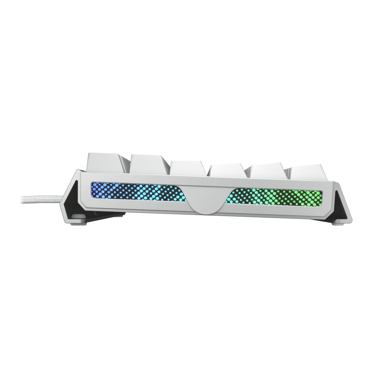 CHERRY XTRFY MX 3.1, Teclado Gaming mecánico, distribución de teclado alemán (QWERTZ), iluminación RGB, carcasa de aluminio, conexión USB-A, switches MX2A RED, blanco