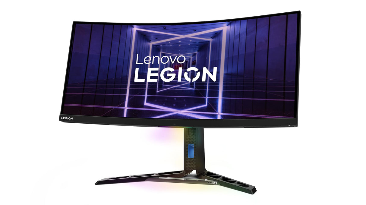 Lenovo Legion Y34wz-30 - Monitor Curvo de 34'' UWQHD con EyeSafe (VA, 165Hz, 1ms, HDMI+DP+USB-C, FreeSync Premium Pro, Altavoces) Ajuste de inclinación/Altura/Giro - Negro