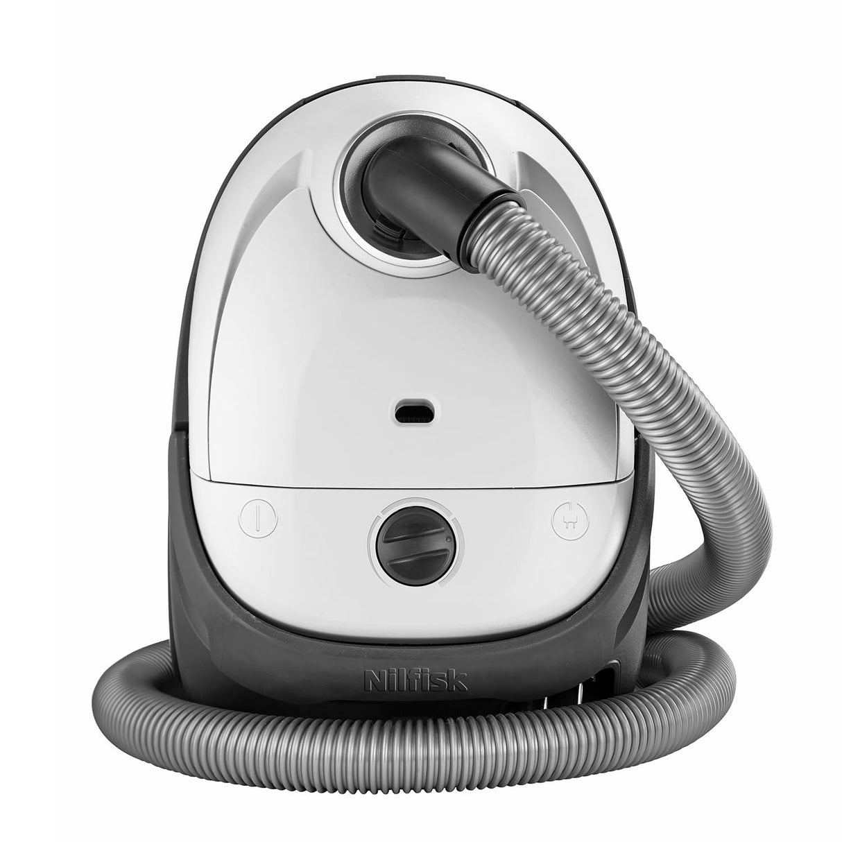 Nilfisk Aspiradora One para Suelos y Alfombras con Filtro EPA - Aspirador de Trineo Potente, Compacto y Ligero - Blanca (WB10P05A-HB15)