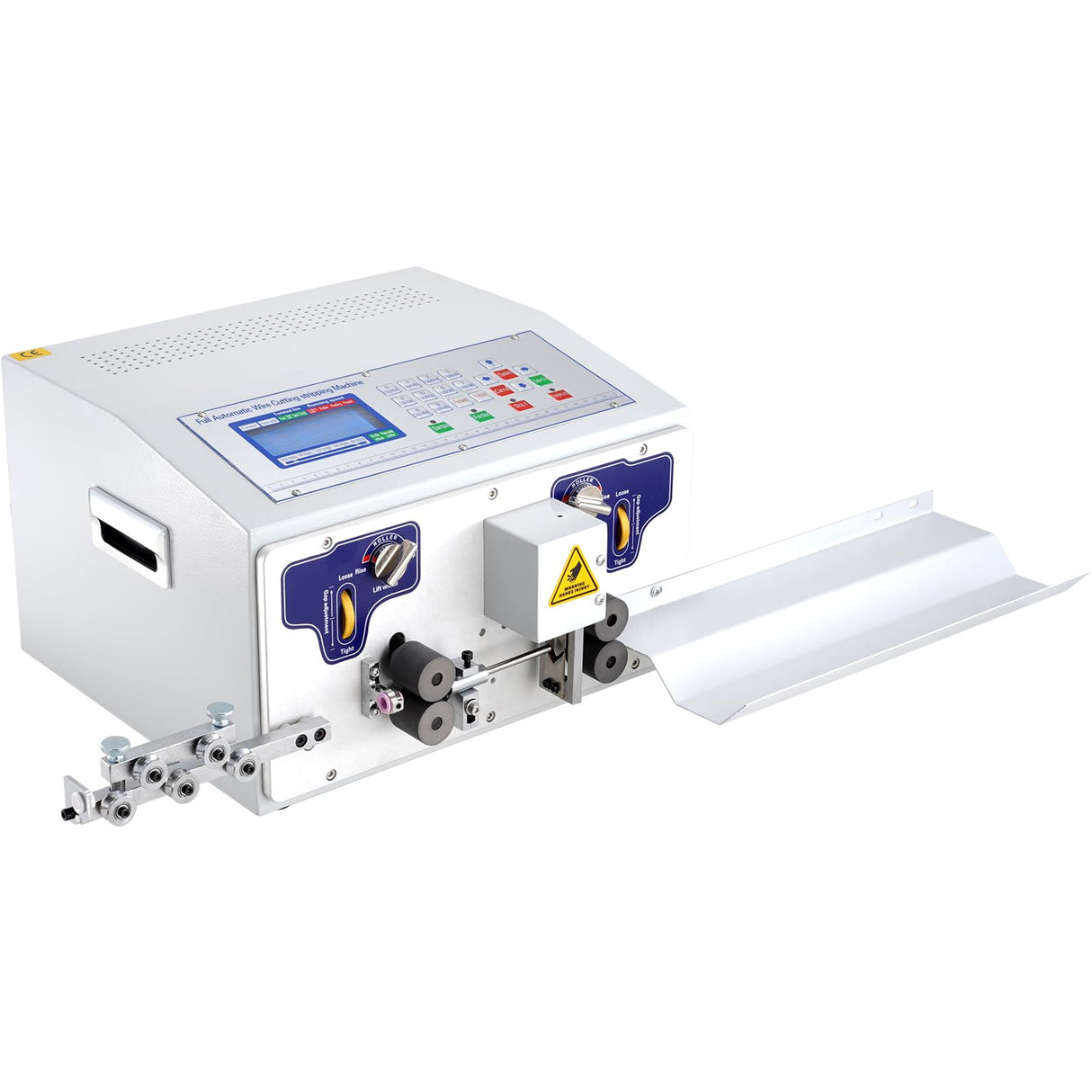VEVOR Máquina Pelacables Eléctrica, Máquina Pelacables Automática SWT508-JE Controlada por Microcomputadora Pantalla LCD para procesar cables incluyendo PVC/Teflón/Cables de Silicona