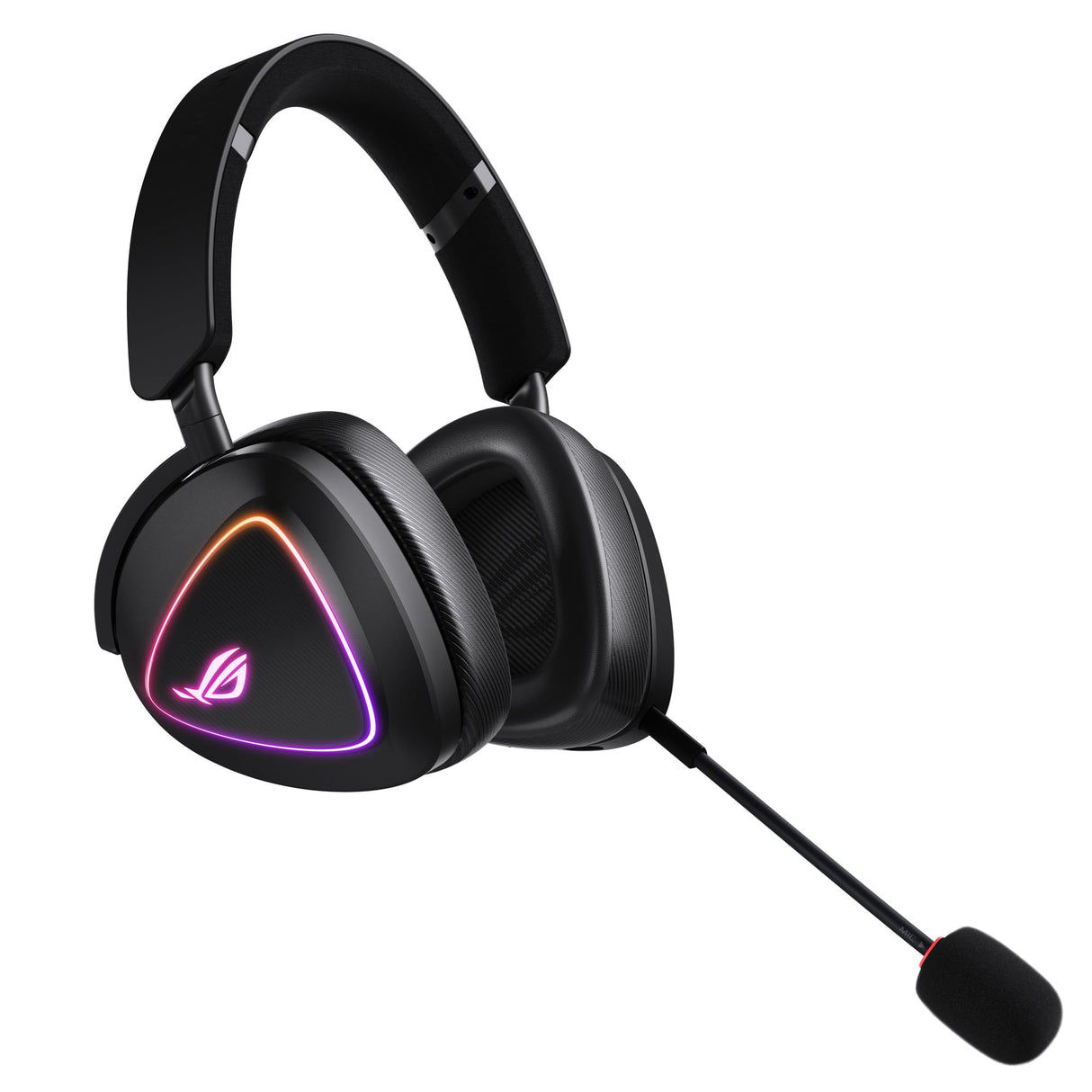 ASUS ROG Delta II - Auriculares Gaming inalámbricos (Controladores de 50 mm, ROG SpeedNova, micrófono 10 mm, 153 h de batería, DualFlow, BT, 2.4 GHz, 3.5 mm, para PC, Switch, PS4, PS5, Xbox), Negro