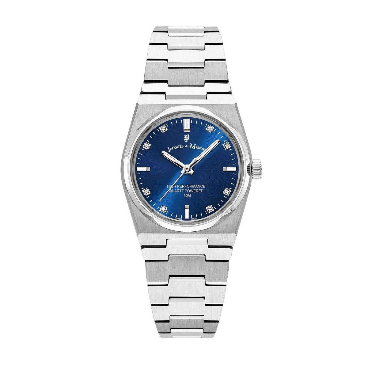 B JACQUES DU MANOIR Reloj Analógico para Mujeres de con Correa en Acero Inoxidable JWL03602