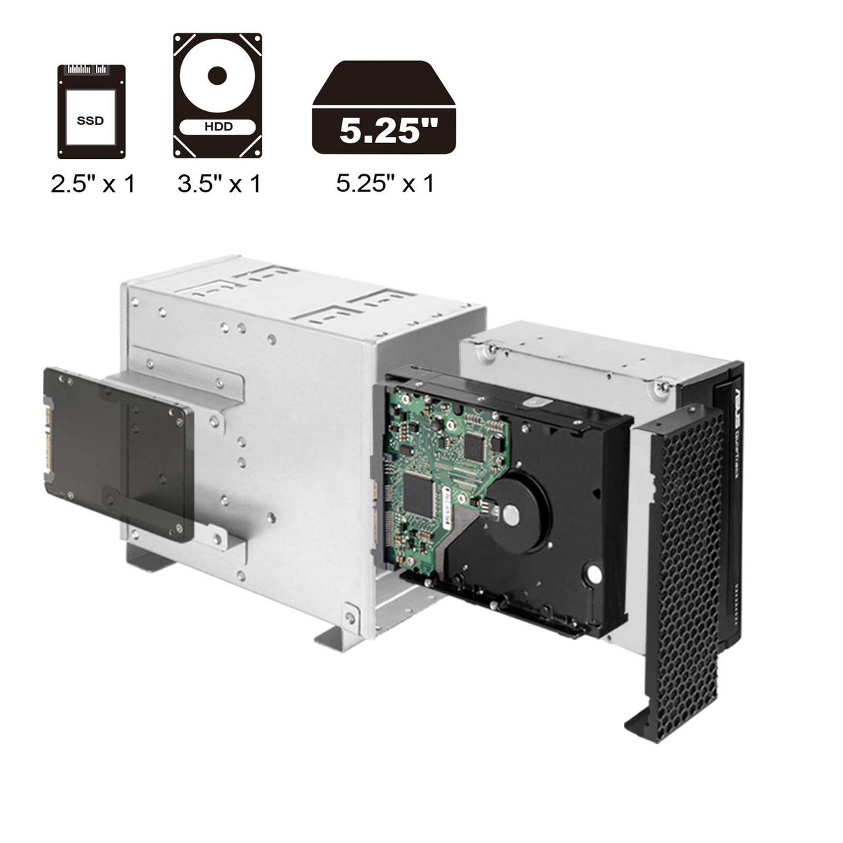 Silverstone RM42-502, Chasis de Servidor de Montaje en Rack de 4U, 240mm AIO, USB Tipo-C, Cerradura Kensington, SST-RM42-502B