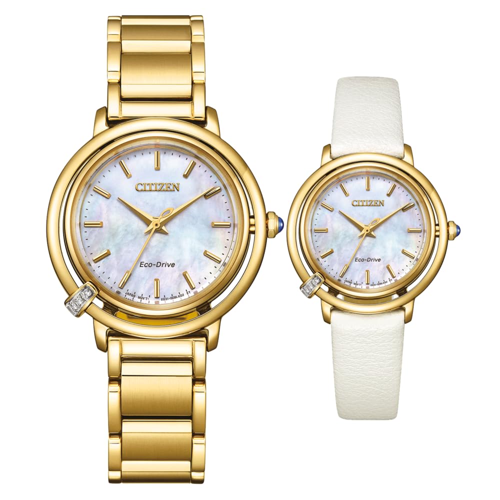 Citizen Reloj Analógico para Mujer de Cuarzo japonés con Correa en Acero Inoxidable EM1092-64D