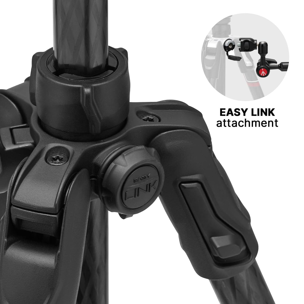MANFROTTO Kit Befree Advanced AS Carbone bagues de Serrage