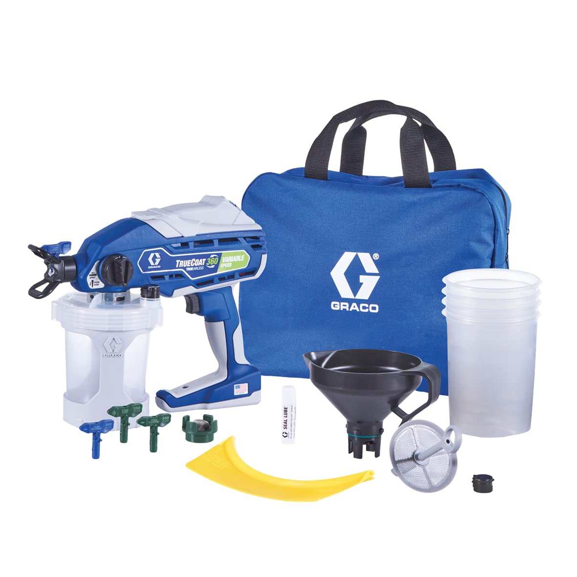 Magnum de Graco 26D527 TrueCoat 360 Variable Speed, pulverizador de Pintura airless con Cable portátil, Modelo UE, Uso doméstico, pequeños proyectos Decorativos (presión máxima 138 Bar)