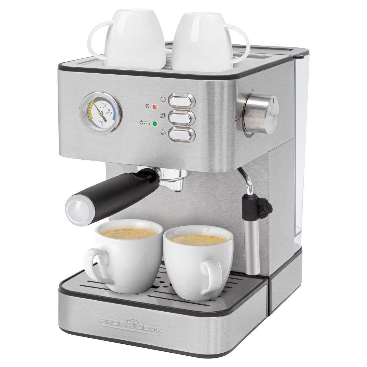 Profi Cook WAVE - Prof Espressomaschine PC-ES 1209 inox sr