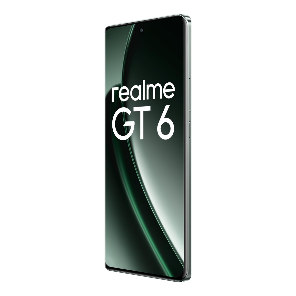 realme GT 6 5G Teléfono Móvil 12+256 GB,Procesador Snapdragon® 8s de 3.ªgeneración,Pantalla ultrabrillante de 6000 nits,Cámara Sony LYT-808 con OIS,Carga SUPERVOOC de 120 W,Verde, sin Adaptador