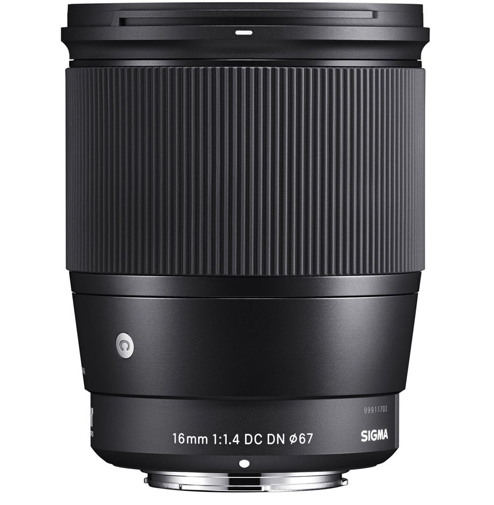Sigma 16 mm F1.4 DC DN Contemporary - Objetivo para cámaras con montura Sony-E, Micro 4/3 y Canon EF-M, color negro