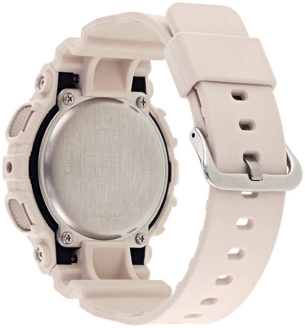 Montre - CASIO - G-Shock Classic Femme Blanc - Chrono 1/1000eme de s. - 5 alarmes - Etanche 20 bars