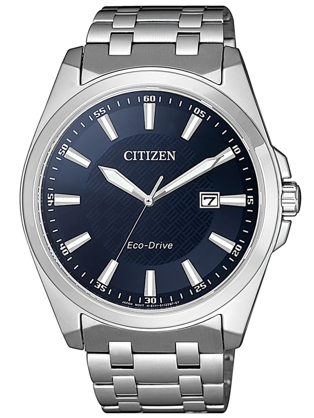 Citizen Reloj Analógico para Hombre de Cuarzo con Correa en Acero Inoxidable BM7108-81L