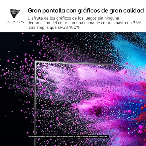 LG 32GS95UE-B.AEU - Monitor Ultragear OLED, 32", (3840x2160), 16:9, 1200000:1, 240 Hz, 0,03ms, G-Sync, FreeSync Premium Pro, Antideslumbrante, Curvatura Óptima, Tecnología MLA+, Negro