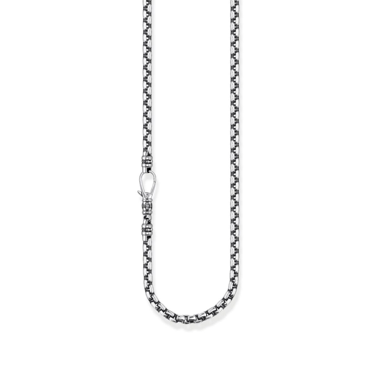 THOMAS SABO KE2080-637-21-L55 - Cadena de plata de ley 925 (55 cm), 55cm, Plata, No es una piedra preciosa