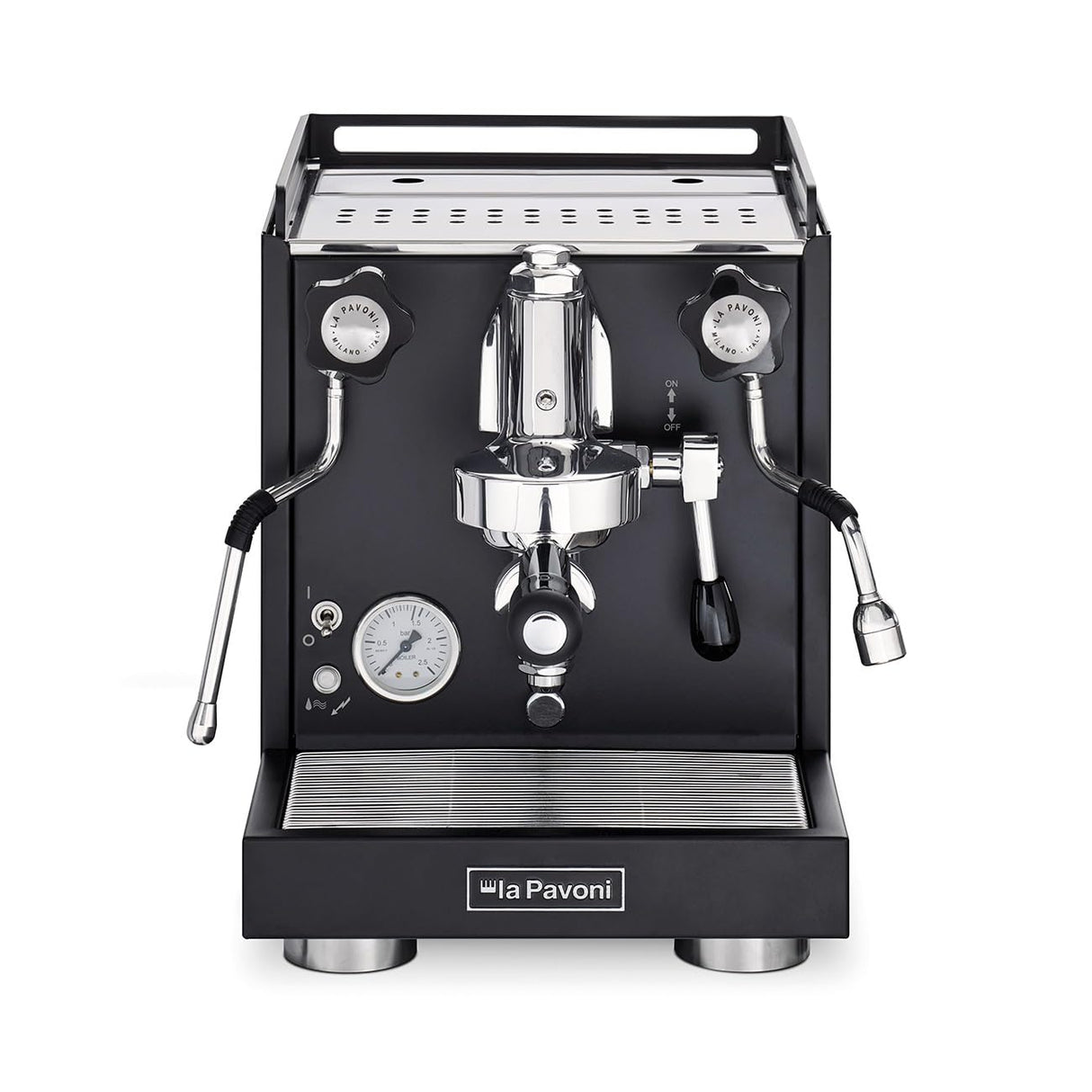 La Pavoni 845700 Cafetera semiprofesional, Stainless Steel, Multicolor