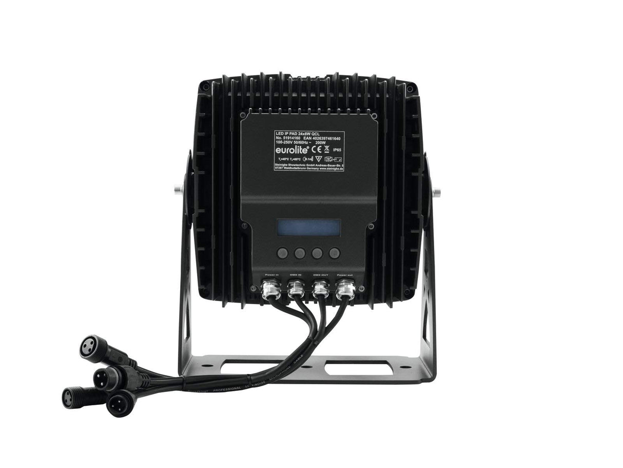 Eurolite LED IP cojín 24 x 8 W QCL, negro
