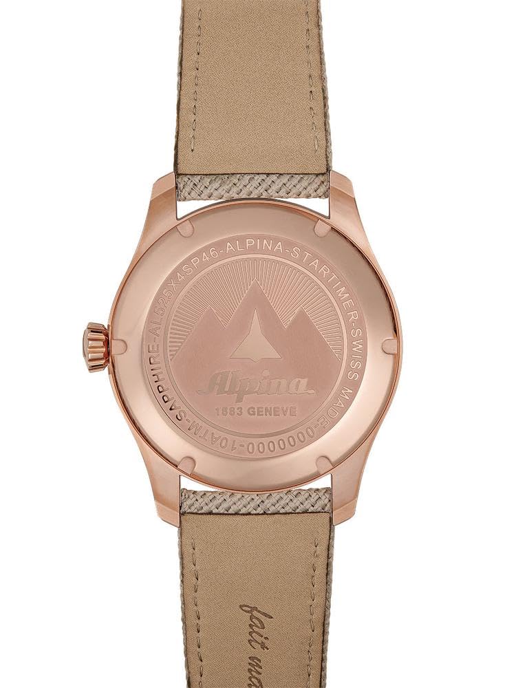 Alpina Reloj Analógico para Hombre de Cuarzo con Correa en Acero Inoxidable mid-39662
