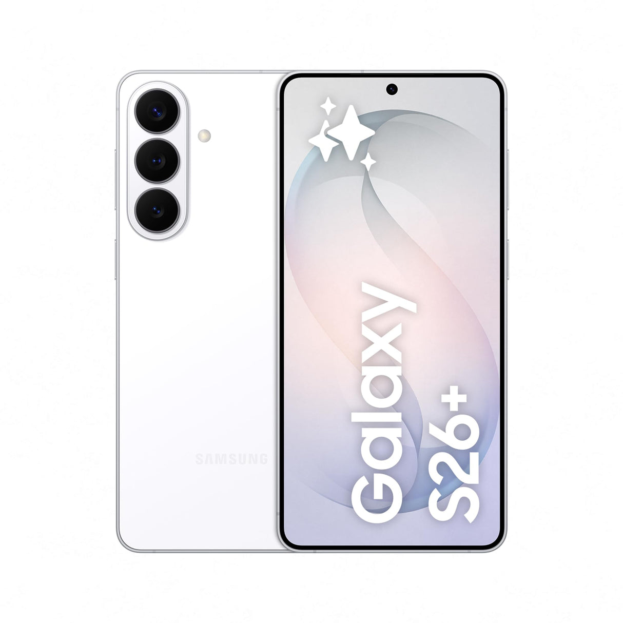 Samsung Galaxy S26+ 512GB, Teléfono Móvil con Galaxy AI, Cámara 50MP, 12GB RAM, Batería 4900mAh, Garantía del Fabricante 3 Años + 1 Año Extra, Color Blanco (Versión Española)