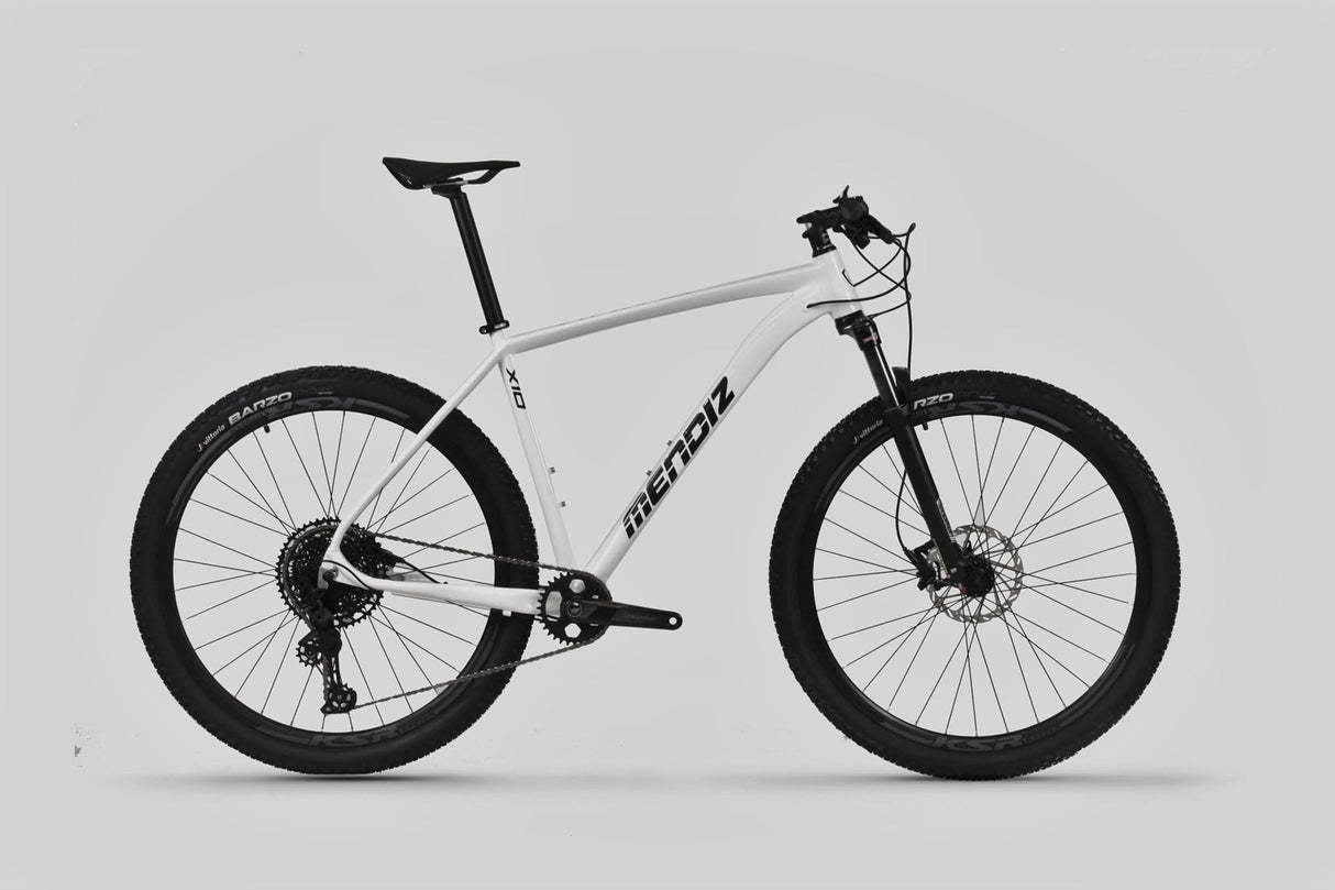 Mendiz Bicicleta de montaña X10.03, Aluminio, tamaño: 21'', Sram NX Eagle 12V, Frenos de Disco, suspensión Delantera, Color Blanco