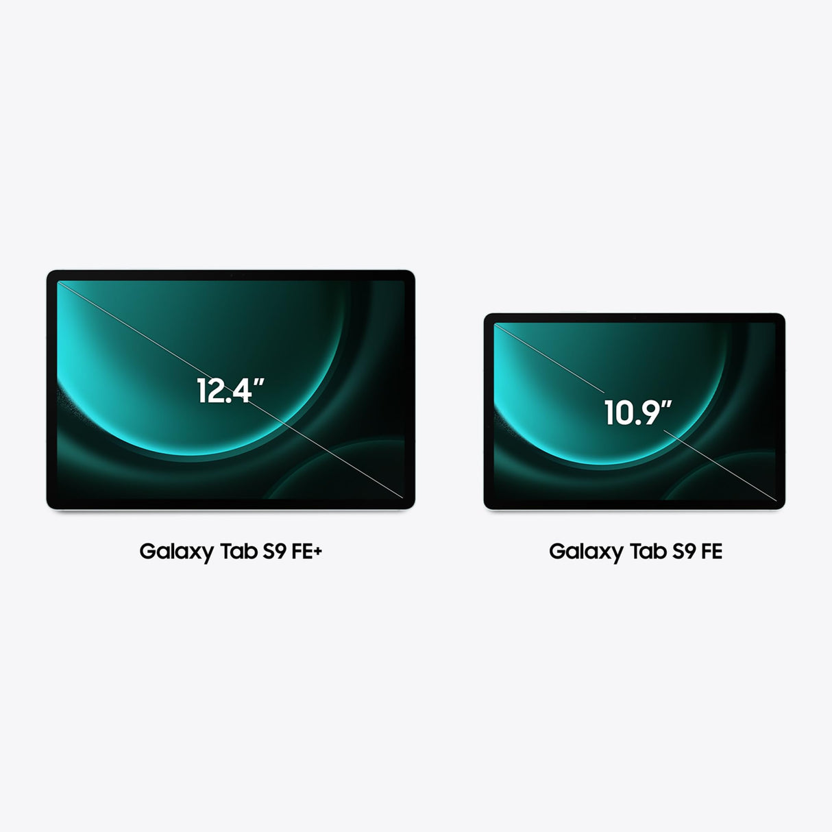 Samsung Galaxy Tab S9 FE+ - Tablet + Cargador, 256 GB, Wifi, S Pen incluido, Batería de Larga Duración, Clasificación IP 68, Verde Menta (Versión Española)