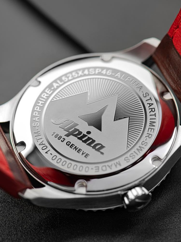 Alpina Reloj Analógico para Hombre de Cuarzo con Correa en Acero Inoxidable mid-39657