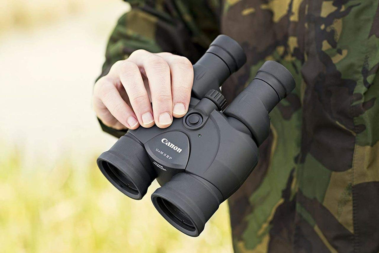 BINOCUL 12X36IS III W/Eye Cap