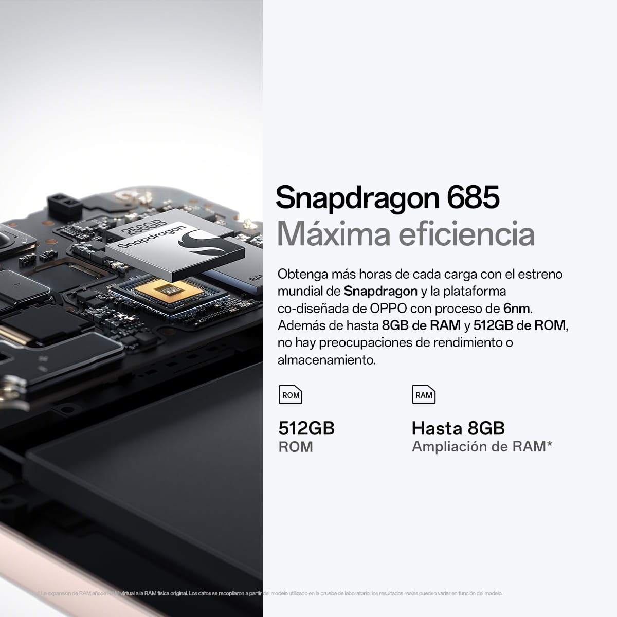 OPPO Reno12FS 4G - Smartphone Libre con IA, 16GB (8GB+8GB) 512GB, Pantalla 2.5D AMOLED 6.7", Cámara 50+8+32 MP, Android, IP64, Batería 5000mAh, Carga Rápida 45W, Cargador Incluido - Matte Grey