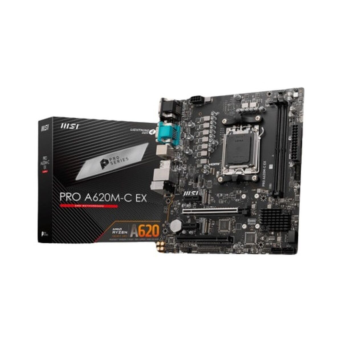 MSI Placa Base Pro A620M-C EX AMD A620